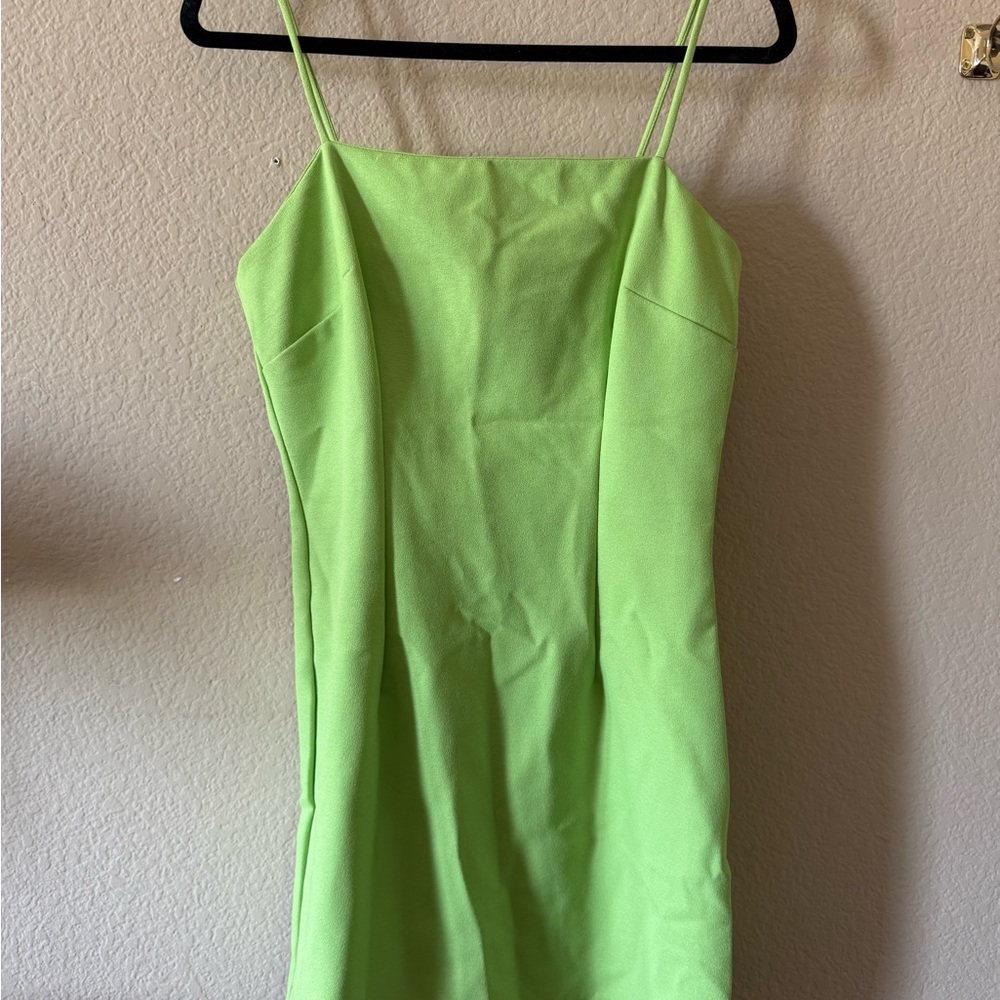 XOXO Vibrant Green Mini Dress
